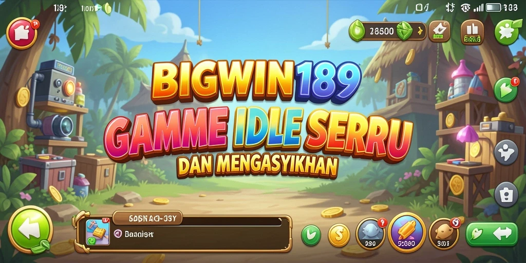 Tampilan gameplay BIGWIN189 yang menarik dan penuh aksi idle.