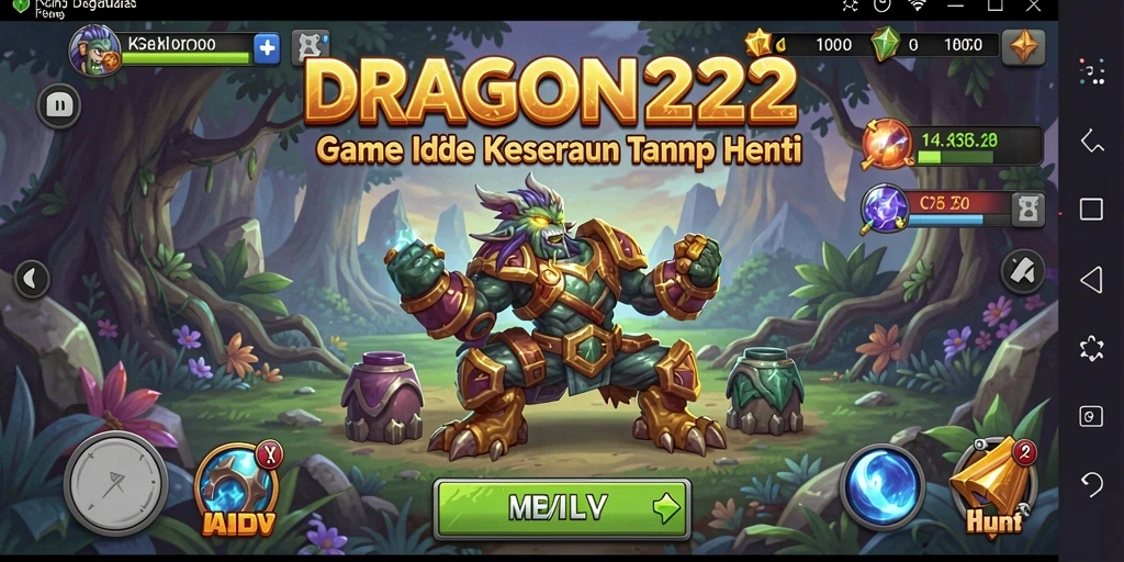 Tampilan gameplay seru dan menarik di DRAGON222.