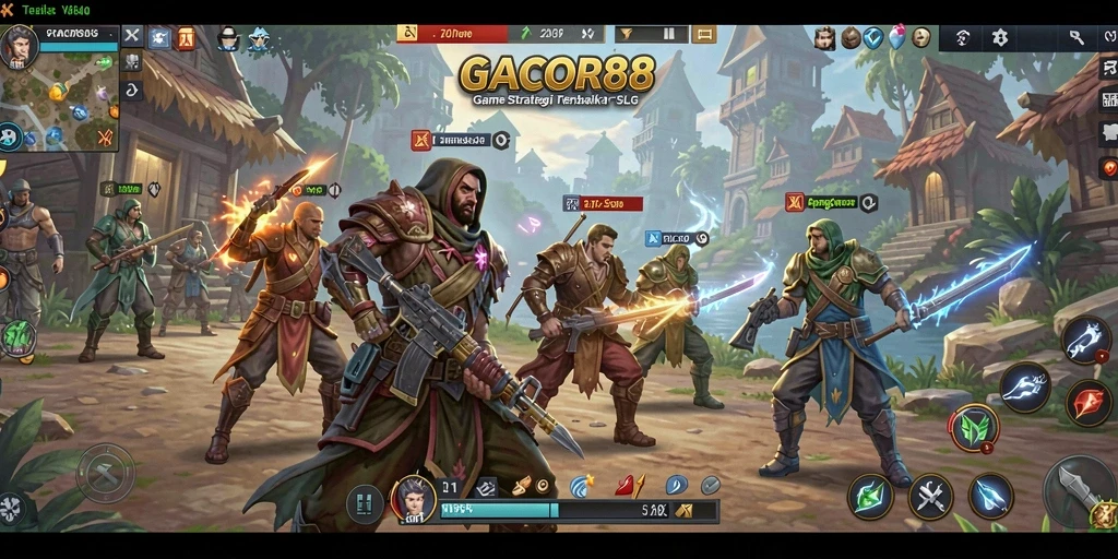 Tampilan gameplay menegangkan dari GACOR88 dengan strategi yang mengesankan.
