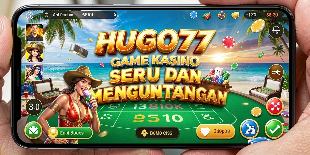Screenshot HUGO77 menampilkan gameplay Kasino yang seru dan menarik.