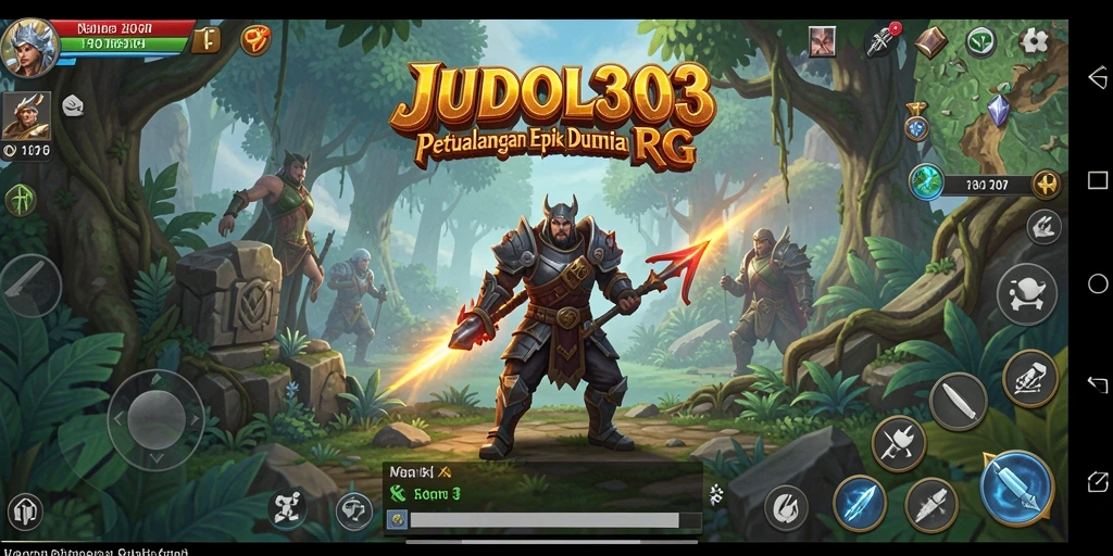 Tangkapan layar dari gameplay RPG JUDOL303 yang menampilkan aksi seru.