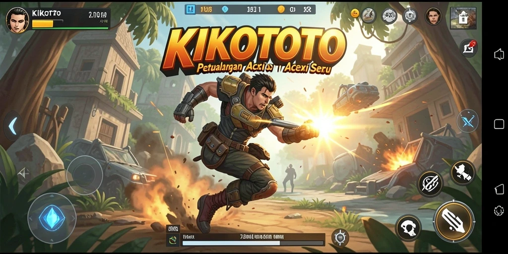 Gameplay seru KIKOTOTO dengan grafis menakjubkan.