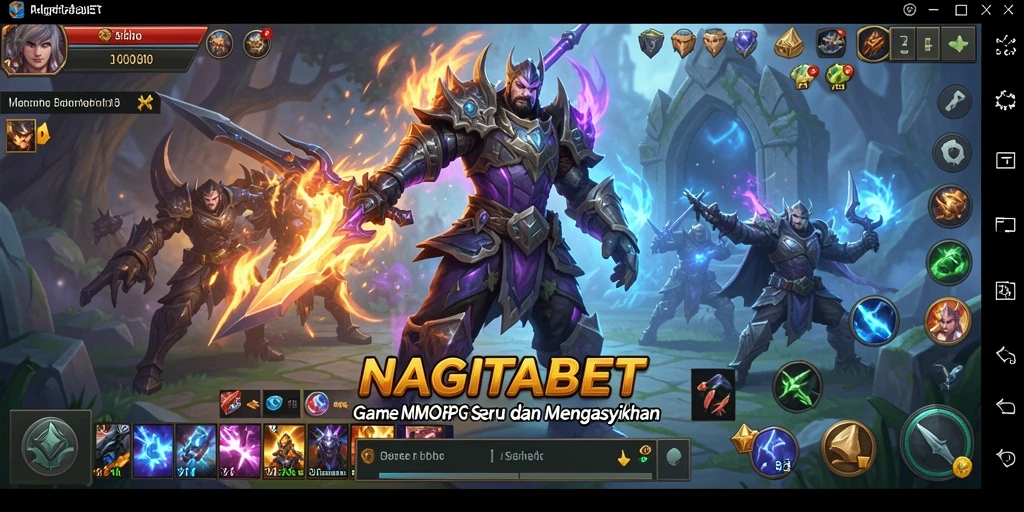 Tampilan menarik dari gameplay NAGITABET yang mendebarkan.