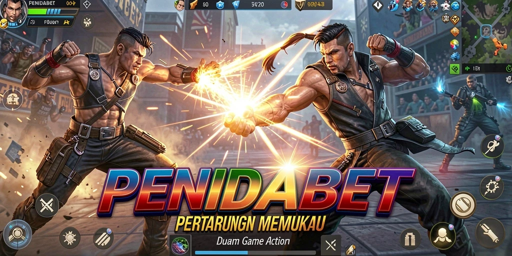 Menampilkan aksi seru dalam gameplay PENIDABET.