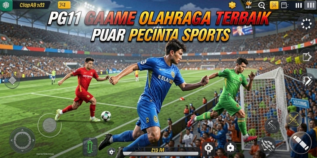 Tampilan menarik dari gameplay PG11 yang menampilkan aksi olahraga seru.