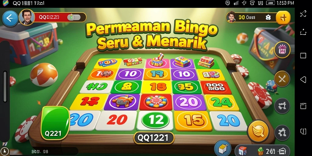 Screenshot gameplay seru dalam permainan Bingo QQ1221.