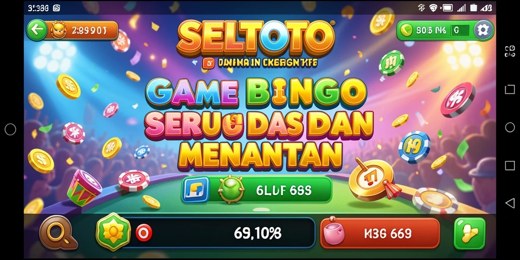 Tampilan gameplay seru SELTOTO dengan elemen bingo yang interaktif.