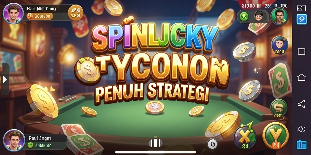 Tangkapan layar SPINLUCKY yang menampilkan gameplay Tycoon yang menarik.