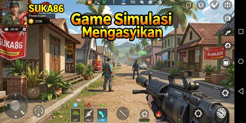 Tampilan gameplay menarik dari SUKA86 yang penuh tantangan.