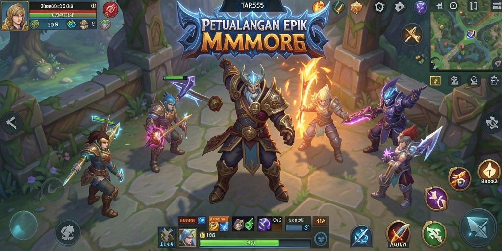 Gameplay menarik dalam dunia MMORPG TAR555 yang penuh petualangan.