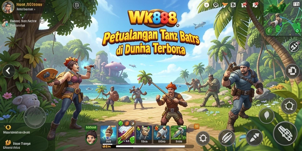 Gameplay menarik di dunia terbuka WK888 dengan pemandangan yang memukau.